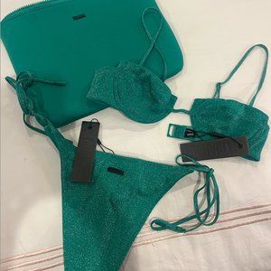 Triangl Mala-Jaded Sparkle Bikini